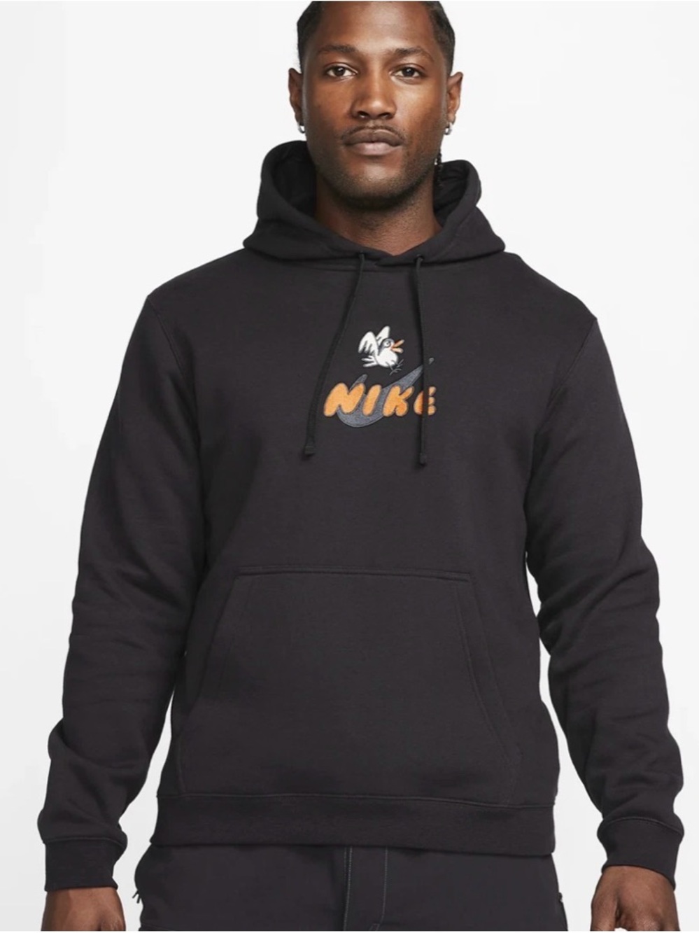 NEW BLACK NIKE X FUTURE MOVEMENT MEN PULLOVER HOODIE DX6530 010 SIZE MEDIUM